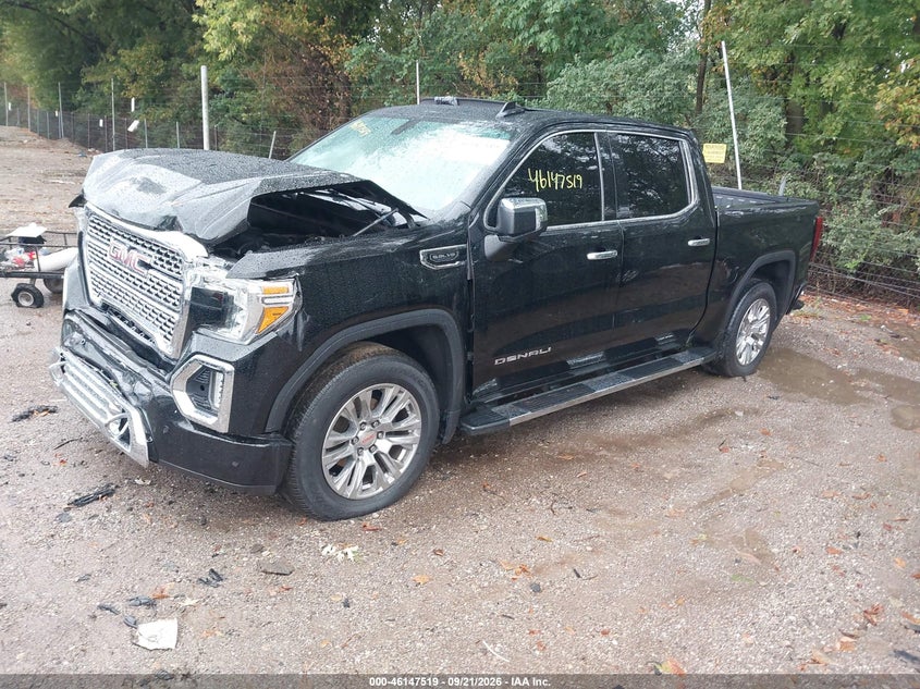 Vin: 3gtu9fed7lg256299, lot: 46647276, gmc sierra 1500 4wd  short box denali 20202