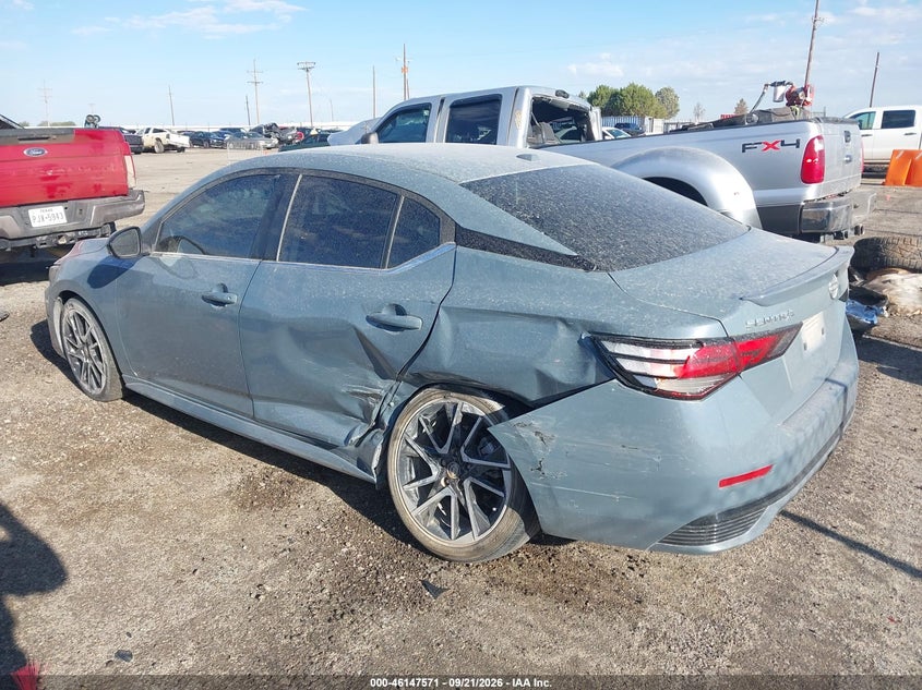 Vin: 3n1ab8dv3ry251880, lot: 46647328, nissan sentra sr xtronic cvt 20243