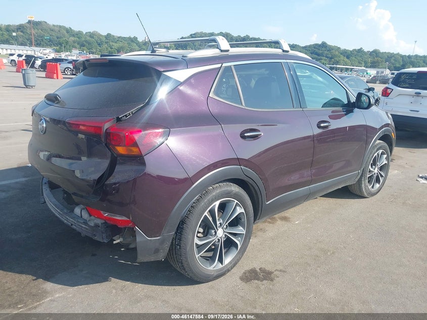Vin: kl4mmgsl5lb128789, lot: 46647341, buick encore gx awd essence 20204