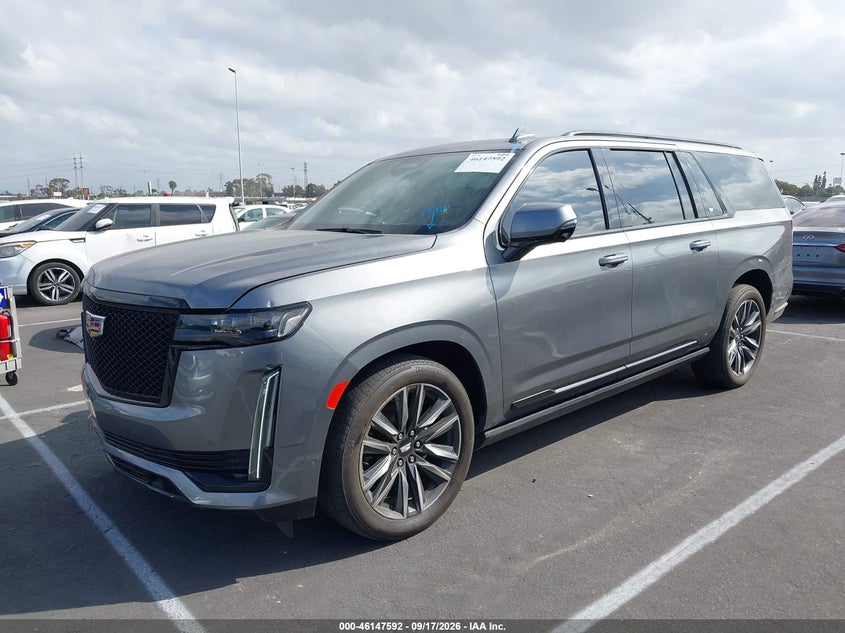 Vin: 1gys4rkl7mr260710, lot: 46647349, cadillac escalade esv 4wd sport platinum 20212