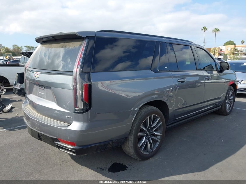 Vin: 1gys4rkl7mr260710, lot: 46647349, cadillac escalade esv 4wd sport platinum 20214