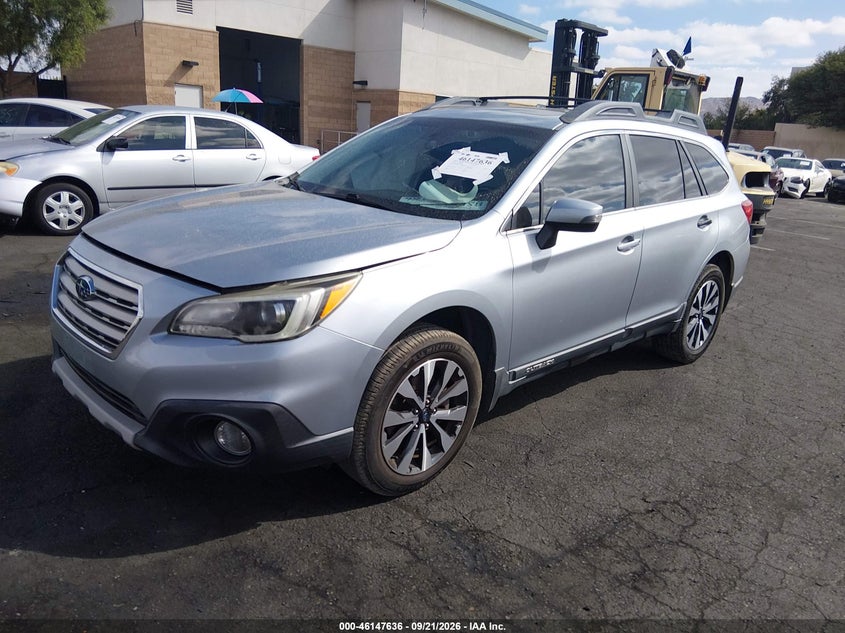 Vin: 4s4bsanc7h3232256, lot: 46647392, subaru outback 2.5i limited 20172