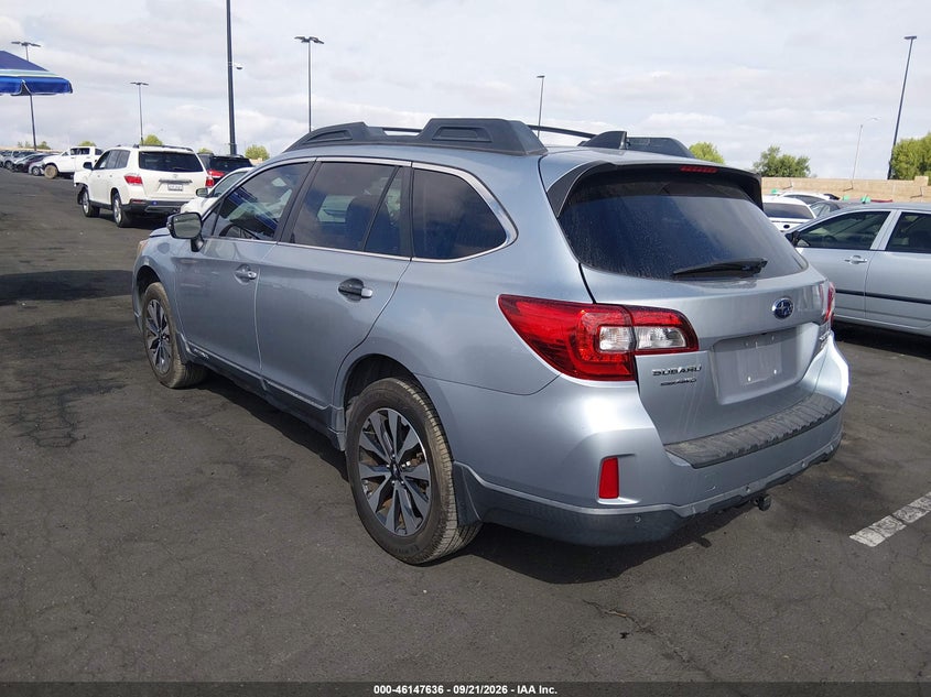 Vin: 4s4bsanc7h3232256, lot: 46647392, subaru outback 2.5i limited 20173