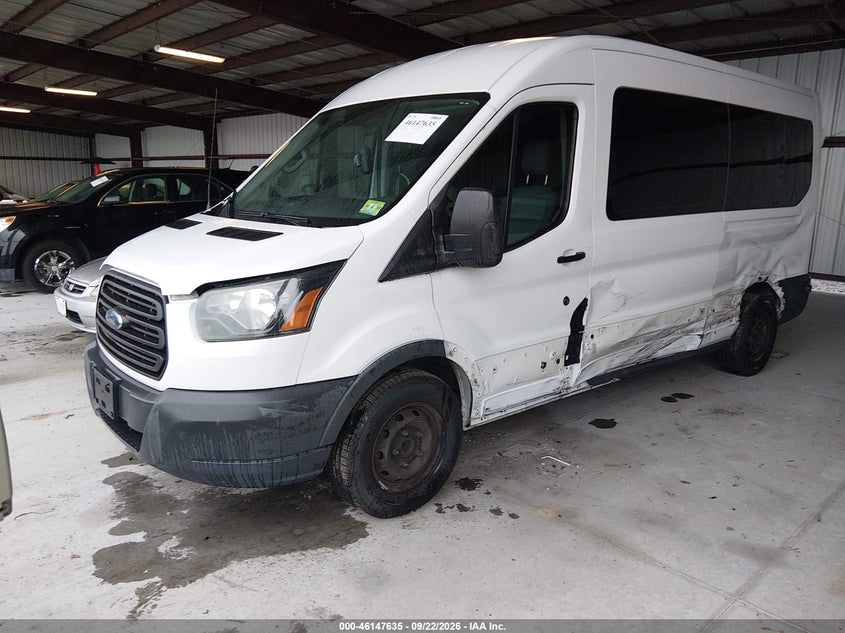 Vin: 1fbzx2cm5fka55526, lot: 46647393, ford transit-350 xl 20152