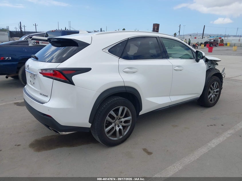 Vin: jtjyarbz8g2032433, lot: 46647431, lexus nx 200t 20164