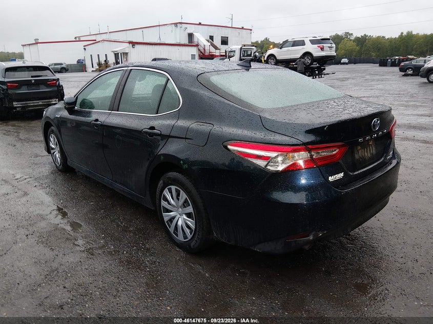 Vin: 4t1c31ak4lu546335, lot: 46647433, toyota camry le hybrid 20203
