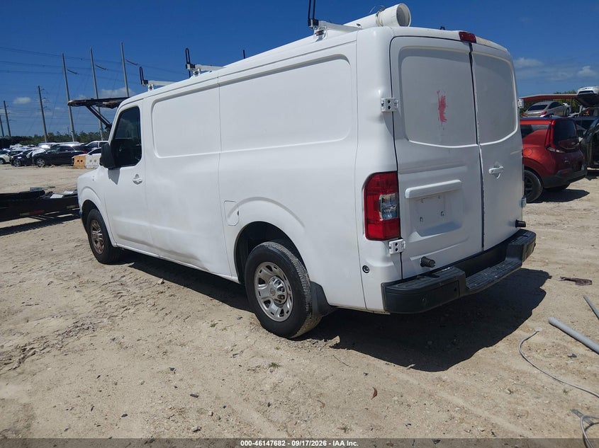 Vin: 1n6bf0kl2fn801097, lot: 46647439, nissan nv cargo nv1500 sv v6 20153