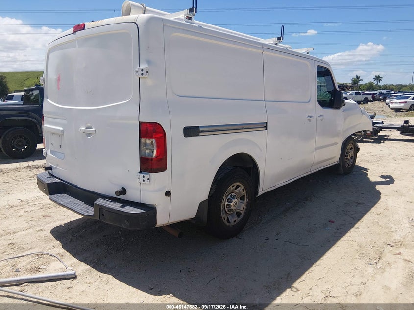 Vin: 1n6bf0kl2fn801097, lot: 46647439, nissan nv cargo nv1500 sv v6 20154