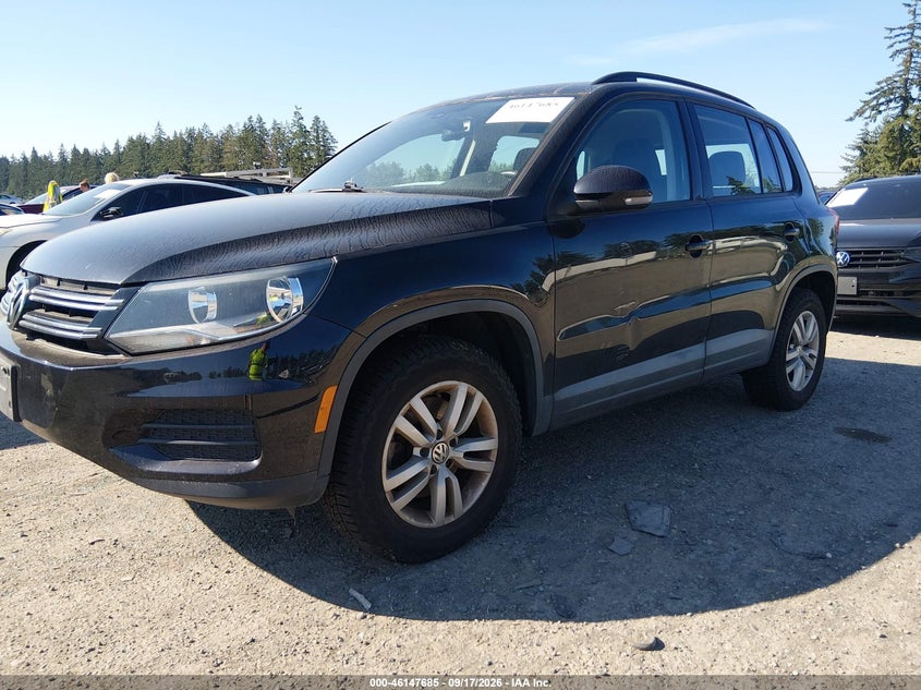 Vin: wvgbv7ax8gw606793, lot: 46647442, volkswagen tiguan s 20162