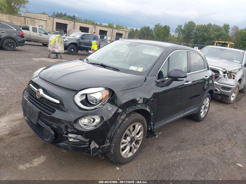 Vin: zfbcfydt6gp395501, lot: 46647445, fiat 500x lounge 20162
