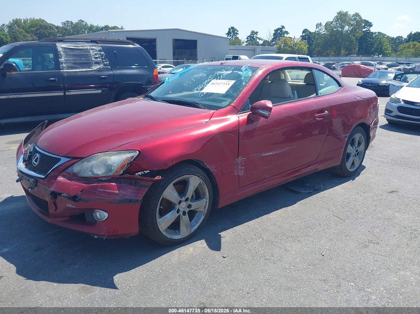 Vin: jthff2c2xa2513813, lot: 46647492, lexus is 250c 20102