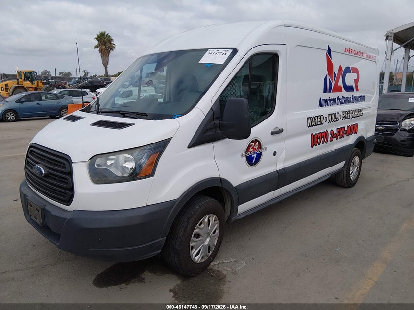 Vin: 1ftyr2cg7gkb47332, lot: 46647505, ford transit-250 20162