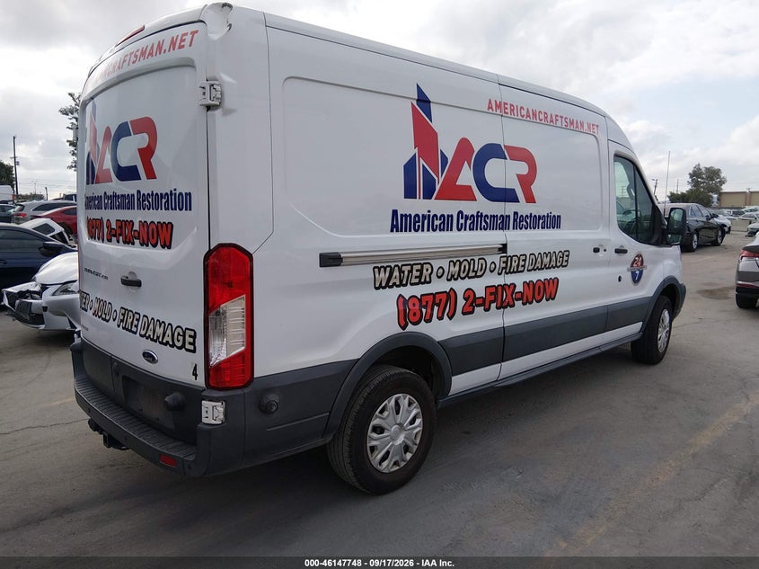 Vin: 1ftyr2cg7gkb47332, lot: 46647505, ford transit-250 20164