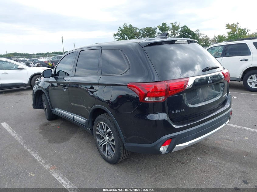 Vin: ja4az3a32jz067940, lot: 46647511, mitsubishi outlander es/le/se/sel 20183