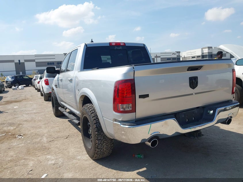 Vin: 1c6rr7nt6js224699, lot: 46647515, ram 1500 laramie  4x4 5'7 box 20183
