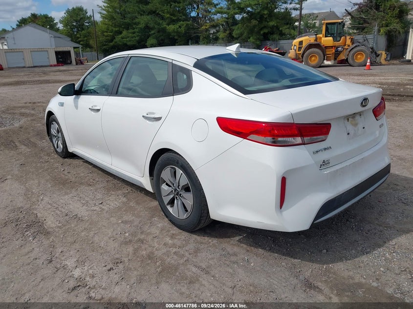 Vin: knagt4le1h5014988, lot: 46647543, kia optima hybrid 20173