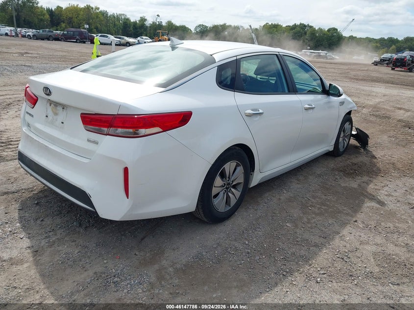 Vin: knagt4le1h5014988, lot: 46647543, kia optima hybrid 20174
