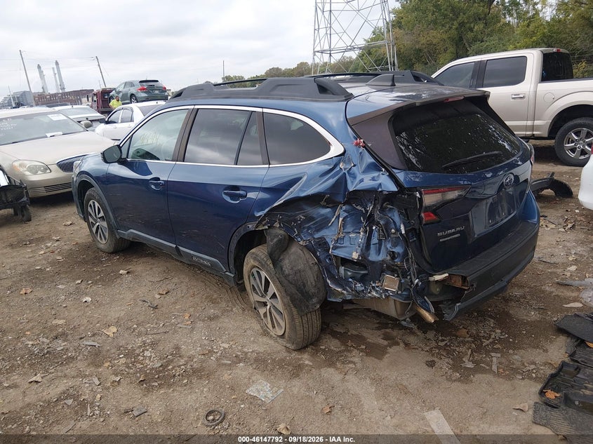 Vin: 4s4btacc6l3138880, lot: 46647549, subaru outback premium 20203