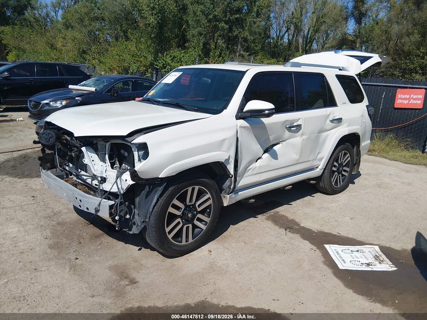 Vin: jtebu5jr8h5470004, lot: 46647569, toyota 4runner limited 20172
