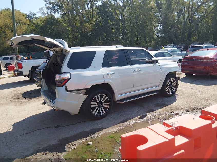 Vin: jtebu5jr8h5470004, lot: 46647569, toyota 4runner limited 20174