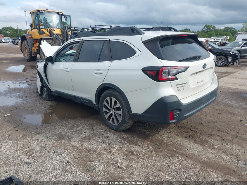 Vin: 4s4btadc4n3192566, lot: 46647576, subaru outback premium 20223