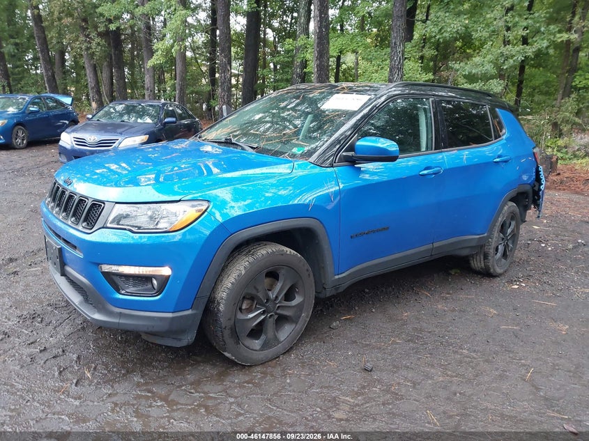 Vin: 3c4njdbb3lt196905, lot: 46647614, jeep compass altitude 4x4 20202