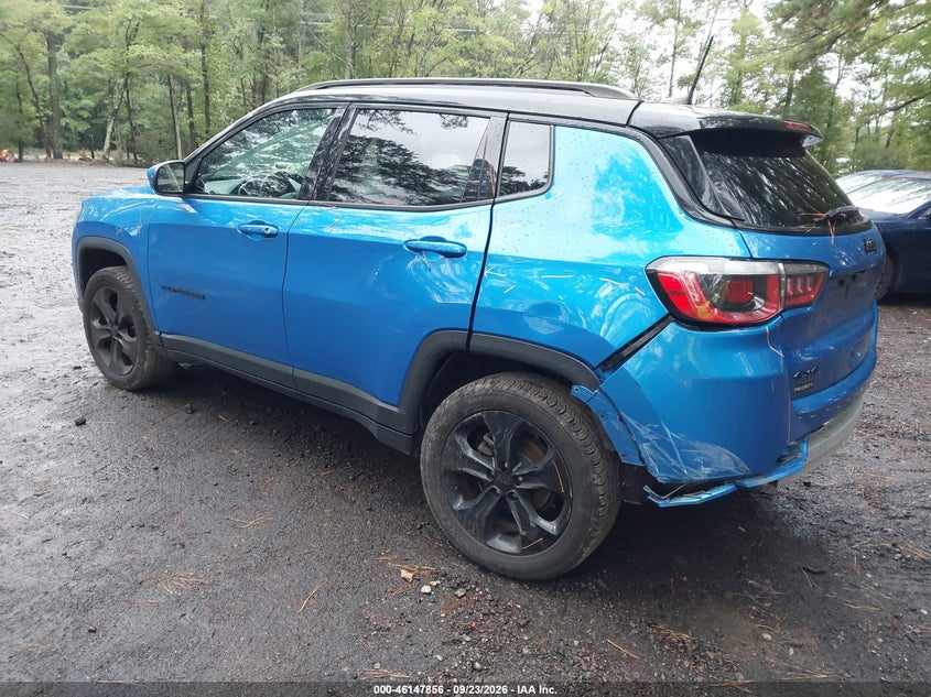 Vin: 3c4njdbb3lt196905, lot: 46647614, jeep compass altitude 4x4 20203