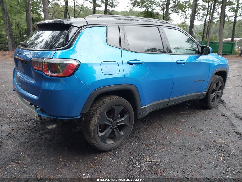 Vin: 3c4njdbb3lt196905, lot: 46647614, jeep compass altitude 4x4 20204