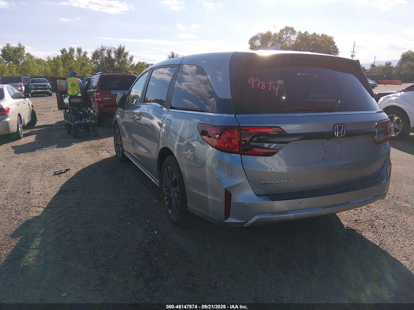 Vin: 5fnrl6h80tb077579, lot: 46647631, honda odyssey touring 20263
