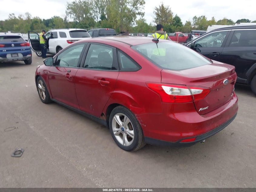 Vin: 1fadp3f25el128317, lot: 46647632, ford focus se 20143