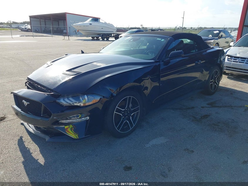 Vin: 1fatp8uh7n5104041, lot: 46647668, ford mustang ecoboost premium 20222