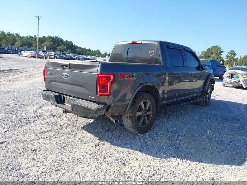 Vin: 1ftew1ef5ffc12261, lot: 46647673, ford f-150 lariat 20154