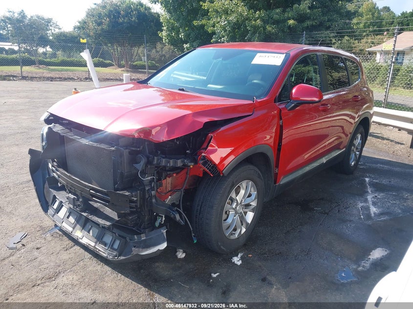 Vin: 5nms2cad3kh134834, lot: 46647690, hyundai santa fe se 20192