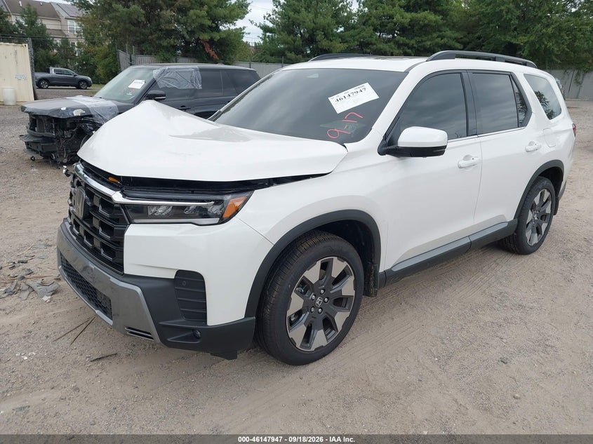 Vin: 5fnyg1h70tb030336, lot: 46647704, honda pilot touring/touring blackout 20262