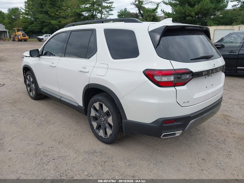 Vin: 5fnyg1h70tb030336, lot: 46647704, honda pilot touring/touring blackout 20263