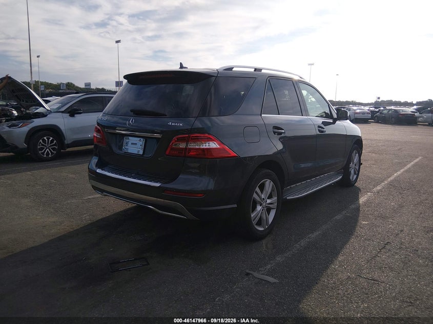 Vin: 4jgda5hb4ea394245, lot: 46647724, mercedes-benz ml 350 4matic 20144
