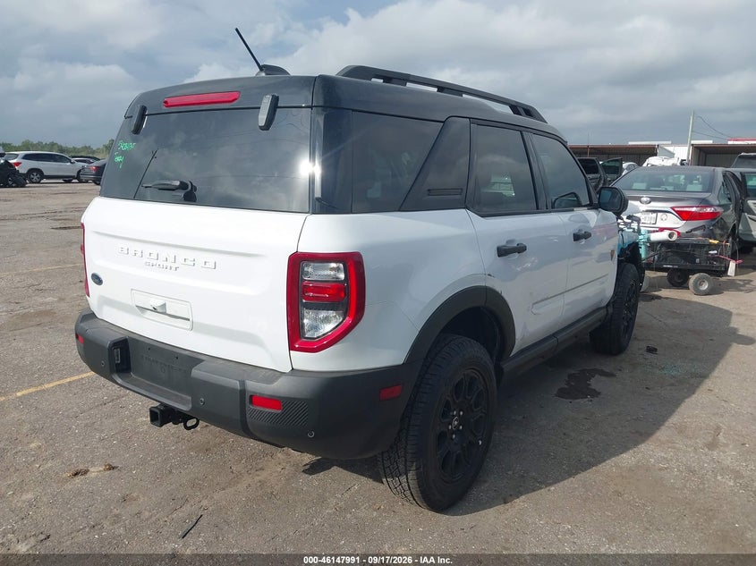 Vin: 3fmcr9da1srf35962, lot: 46647748, ford bronco sport badlands 20254