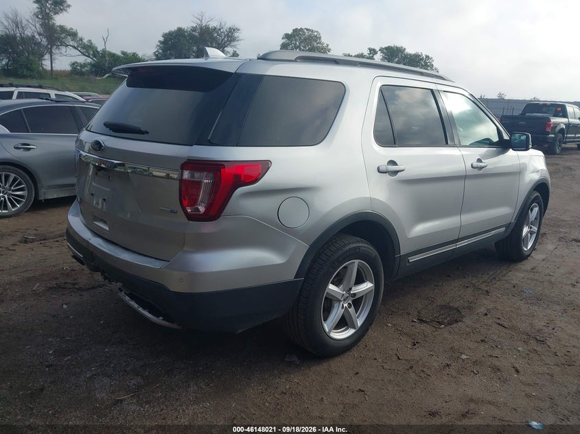 Vin: 1fm5k8dh0hgd99151, lot: 46647778, ford explorer xlt 20174