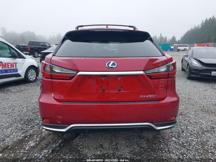 LEXUS RX 450H 2020 VIN 2T2HGMDA8LC056167