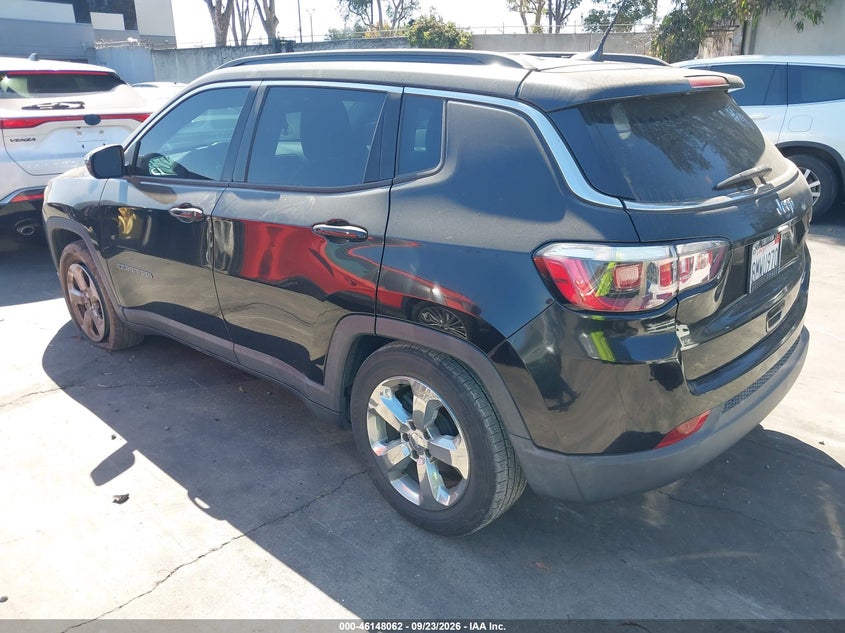 Vin: 3c4njcbb2kt855369, lot: 46647819, jeep compass latitude fwd 20193