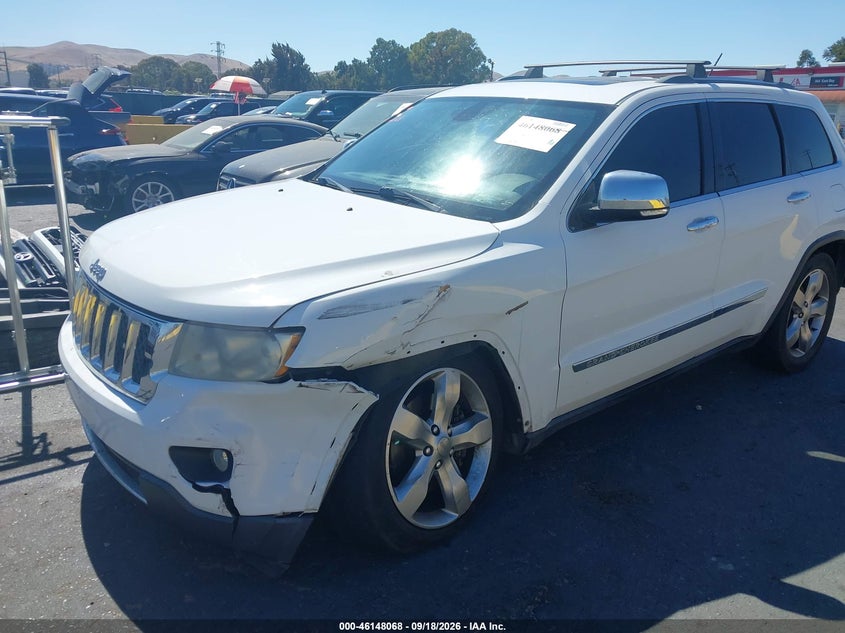 Vin: 1c4rjfct2dc525174, lot: 46647825, jeep grand cherokee overland 20132