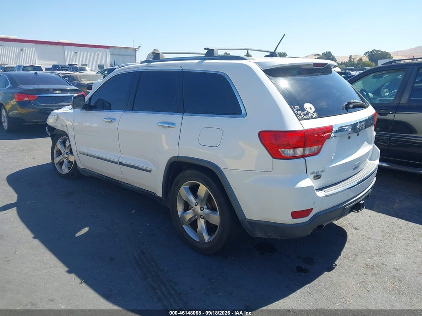 Vin: 1c4rjfct2dc525174, lot: 46647825, jeep grand cherokee overland 20133