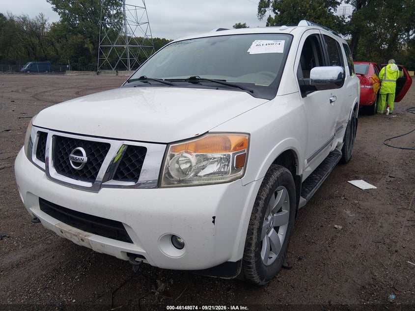 Vin: 5n1ba0nd5an607237, lot: 46647831, nissan armada titanium 20102