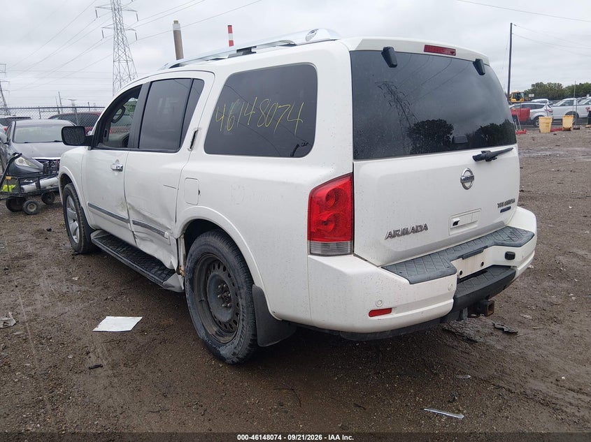 Vin: 5n1ba0nd5an607237, lot: 46647831, nissan armada titanium 20103