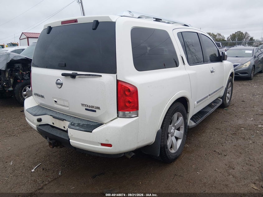 Vin: 5n1ba0nd5an607237, lot: 46647831, nissan armada titanium 20104