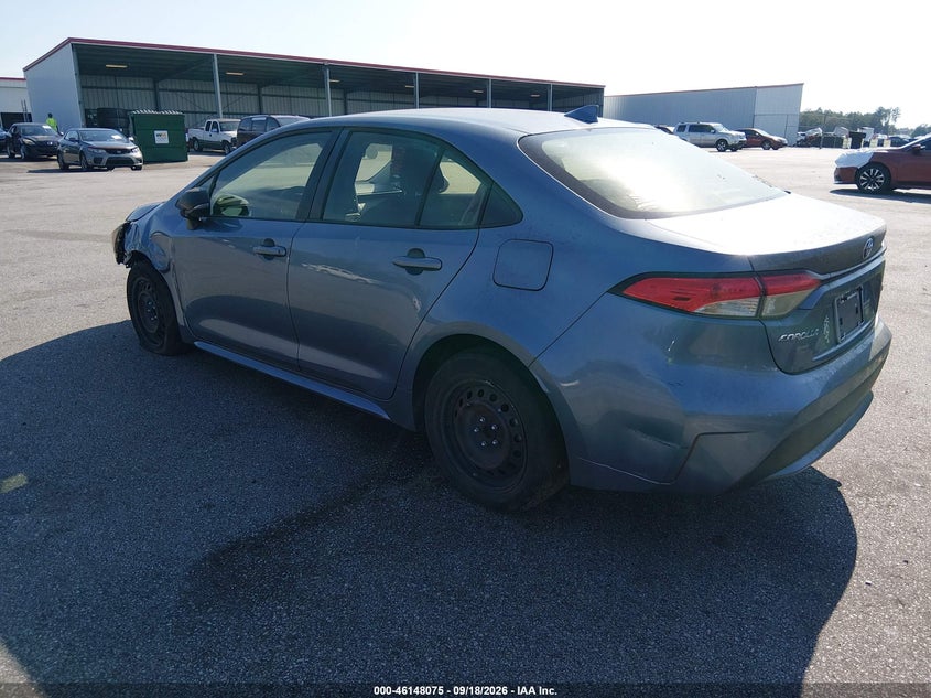 Vin: jtdeprae8lj000505, lot: 46647832, toyota corolla le 20203