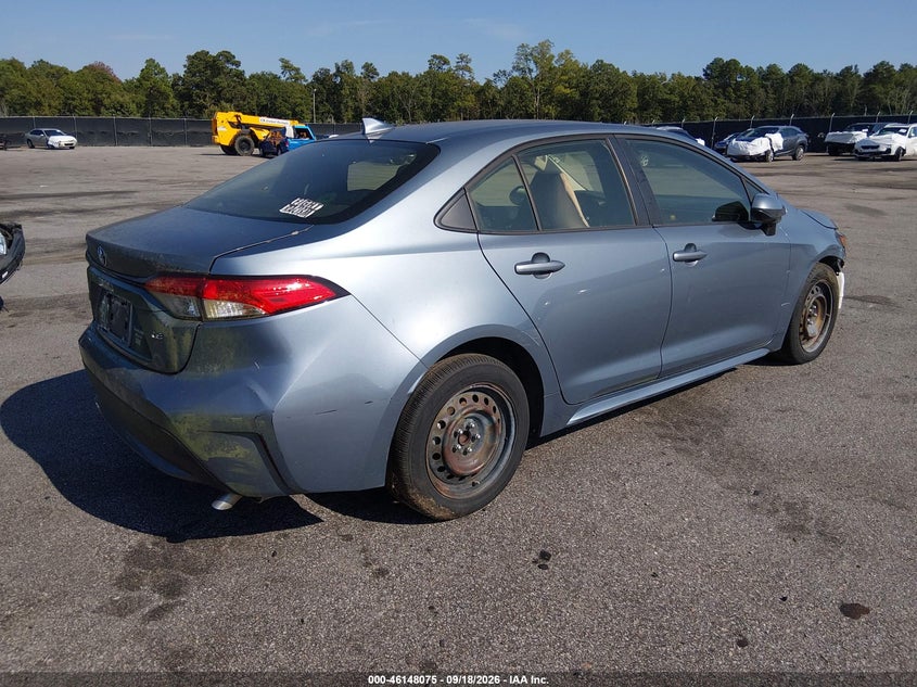 Vin: jtdeprae8lj000505, lot: 46647832, toyota corolla le 20204
