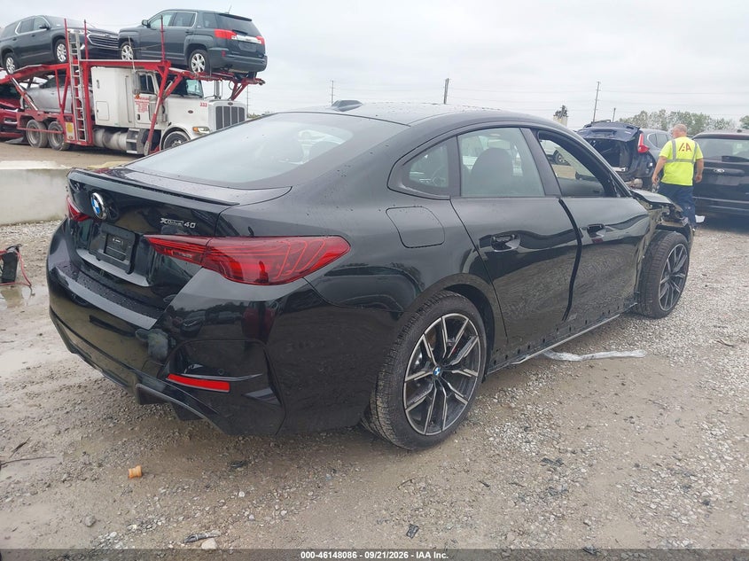Vin: wby43hd05tfw50315, lot: 46647843, bmw i4 gran coupe xdrive40 20264
