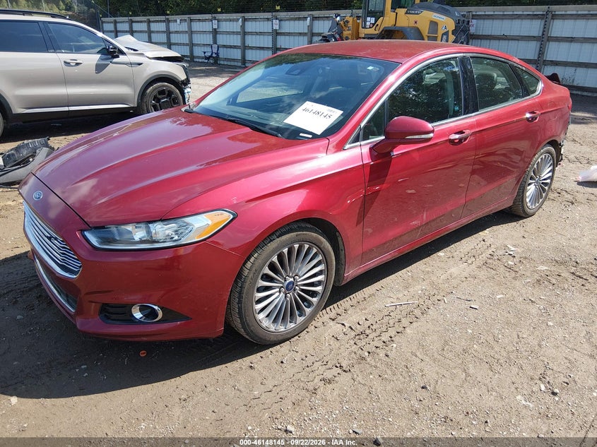 Vin: 3fa6p0k98dr181605, lot: 46647902, ford fusion titanium 20132