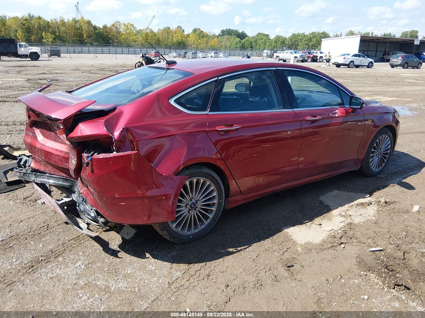 Vin: 3fa6p0k98dr181605, lot: 46647902, ford fusion titanium 20134